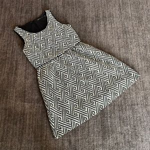 Black and white tweed dress Outback Red - Size 12